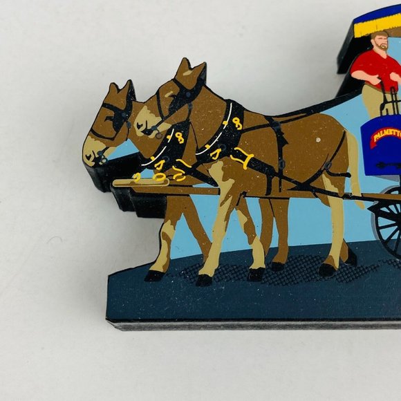 Shelia's Shelia Sheila Palmetto Carriage Tour CVN07 Signed By Artist Wood Art - Picture 2 of 11